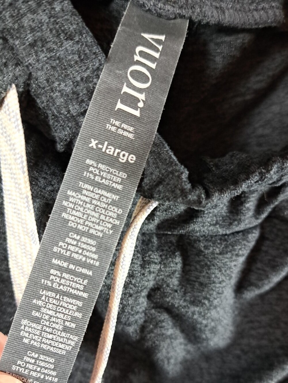 Vuori Charcoal Gray Men’s Performance Joggers - Picture 2 of 9